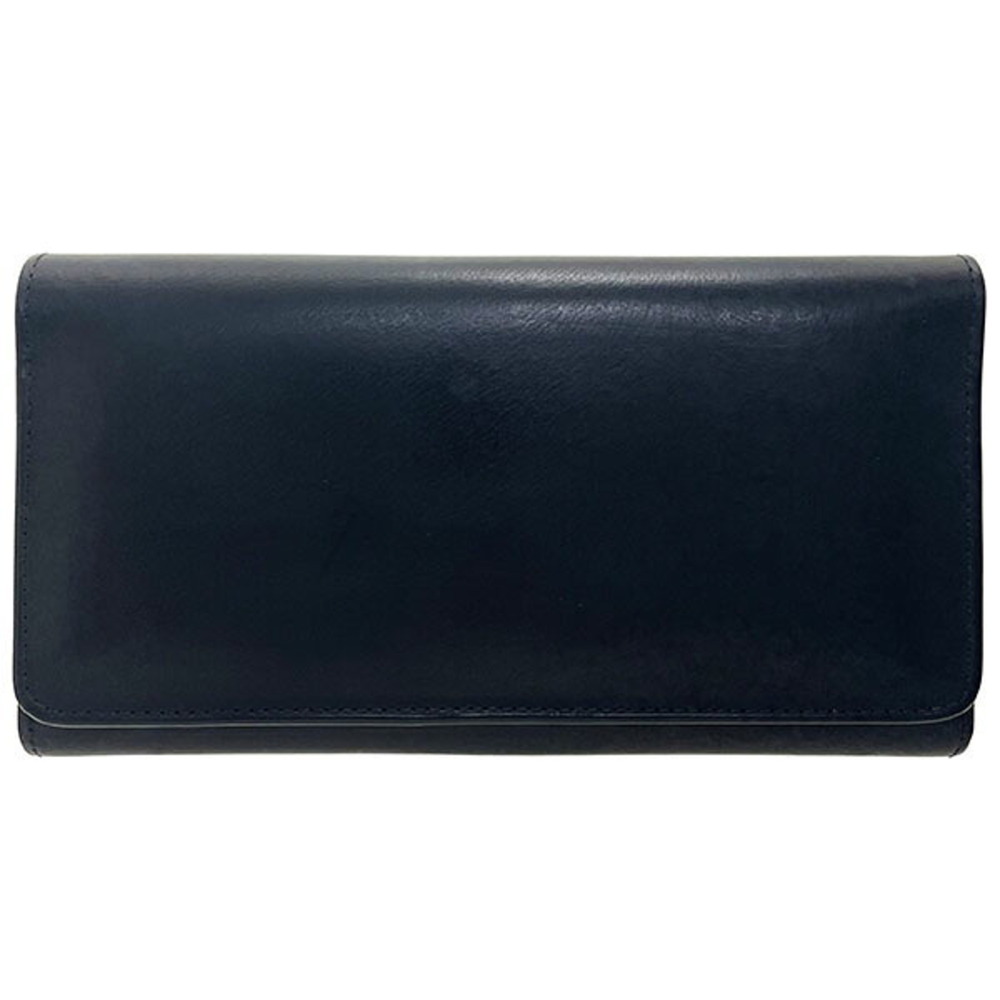 Coach Old Clutch Leather Black 4894 Tri-fold Long Wallet